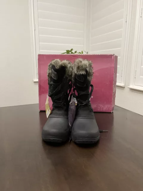 Khombu Black Slope Women's Ladies Waterproof Winter Boots Nice - Size 6