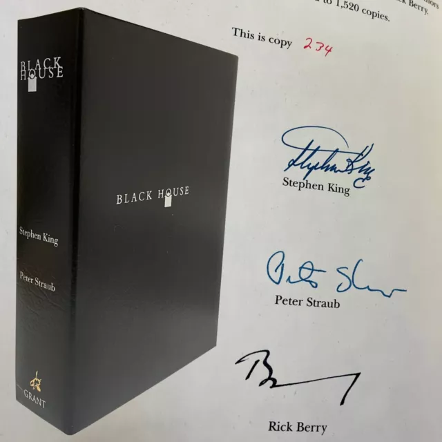 Straub Stephen King BLACK HOUSE Signed Limited First Edition Grant Leather Bound