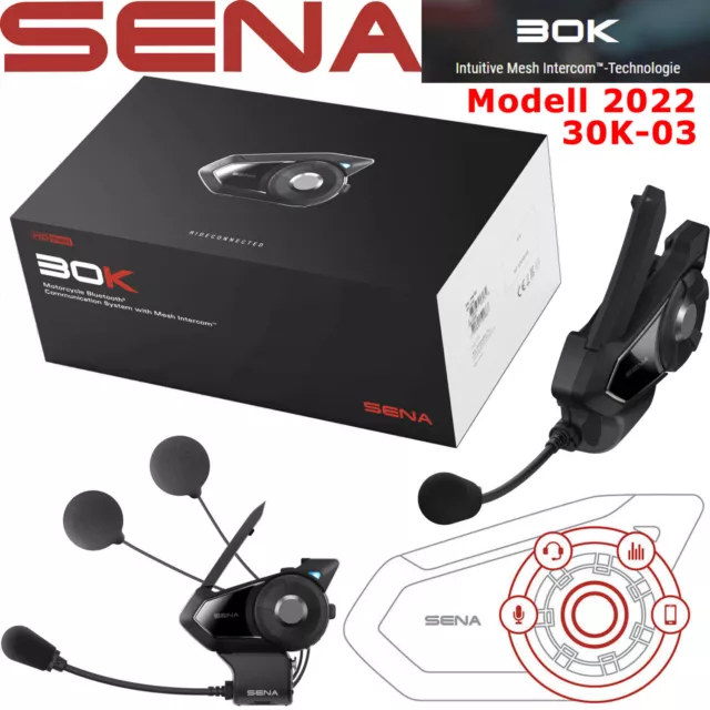 Sena Headset 30K HD Lautsprecher Einzelset 30K-03 Modell 2022 Bluetooth Motorrad