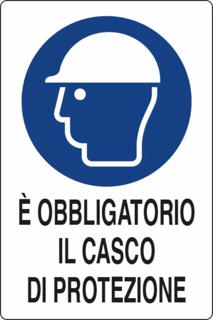 CARTELLO SEGNALETICO UNI ISO - È obbligatorio usare il corrimano