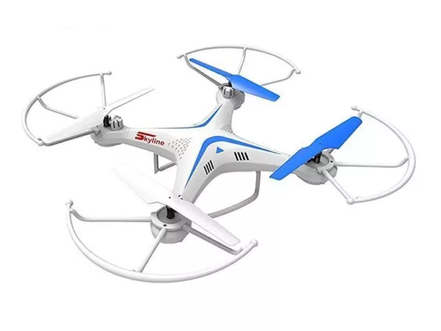 Drohne Quad-Copter DJI D7Ci 2.4G 5-Kanal mit Gyro + Kamera, WiFi (Weiss)