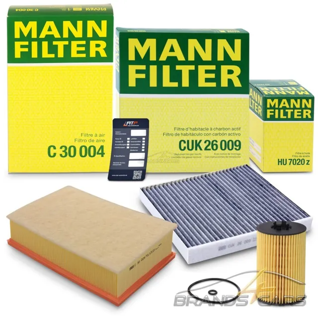 Mann-Filter Inspektionspaket Filtersatz A Für Vw Arteon 2.0 Tdi Bj 17-