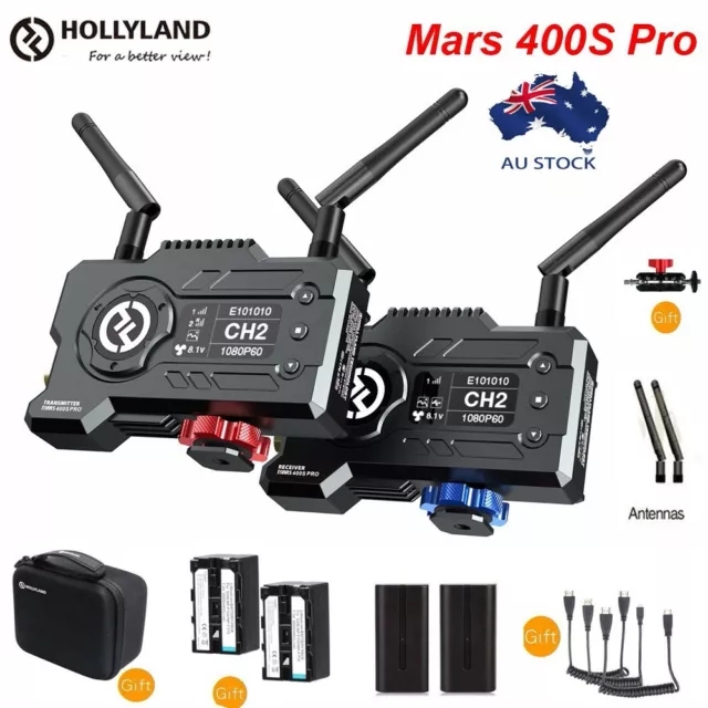 Hollyland Mars 400S PRO 1080p 400ft SDI/HDMI Wireless Video Transmission System