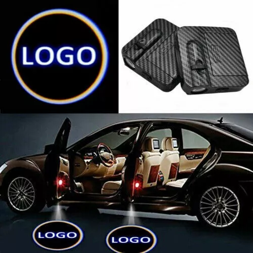 2X Wireless Led Car Door Lamp Welcome Laser Projector For All Models Car light