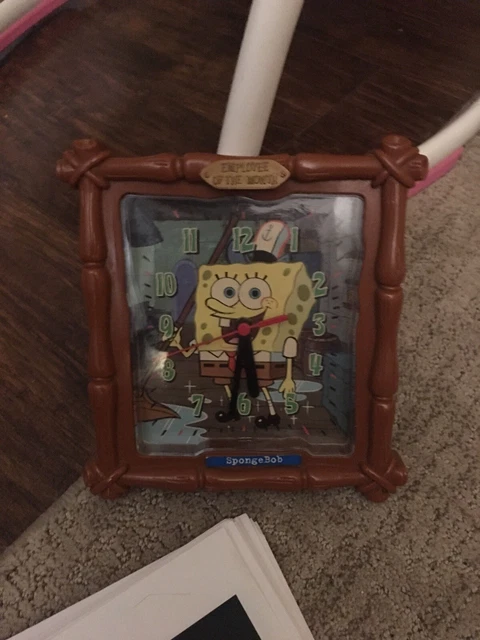 SPONGEBOB SQUAREPANTS Employee of the Month Wall Clock $9.40 SPONGEBOB SQUAREPANTS Employee of the Month Wall Clock $9.40