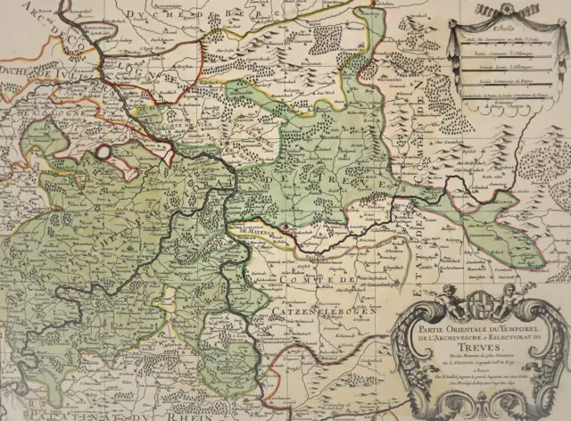 KURTRIER - Eslectorat Treves - Kupferstich - 1692