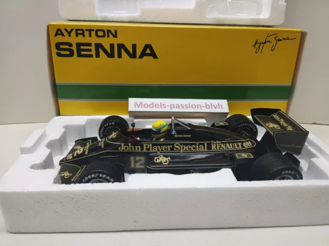 Lotus 97T Ayrton Senna Portugal GP 1985 1/18 Minichamps