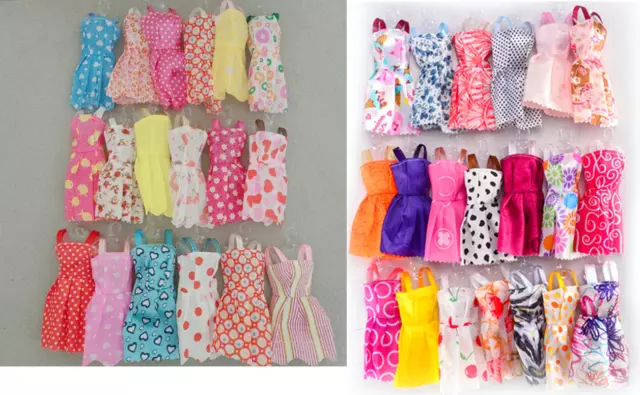 ON SALE@Pretty SELL-Popular Barbie Doll sized Cloth/Accessory-Any 10 pcs Dresses