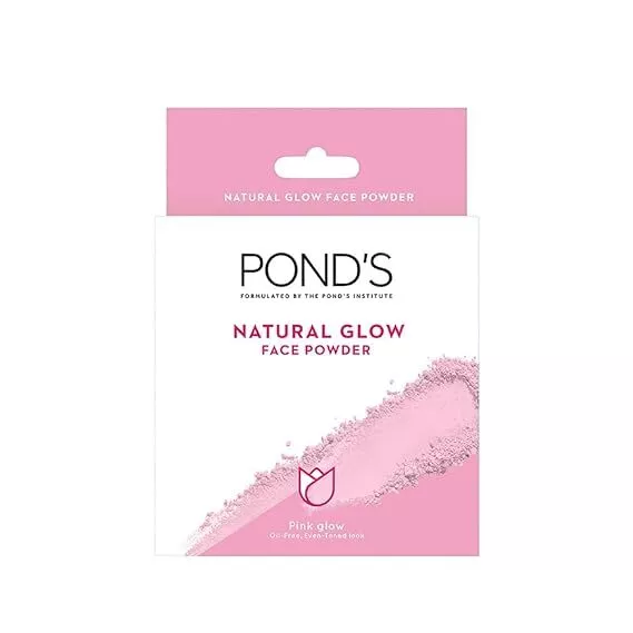 Pond's Natural Glow Face Powder, Pink Glow 30gm Free shipping