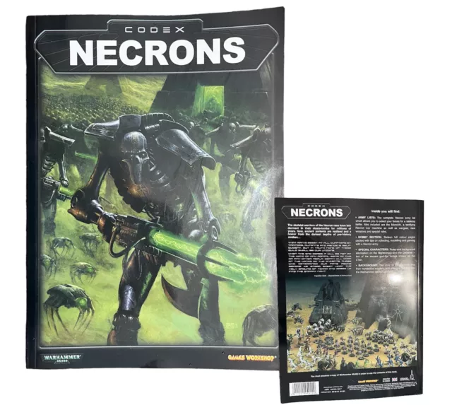 Necrons Codex 3. Auflage 2002 Warhammer 40k Spiele Workshop Armee Buch (20