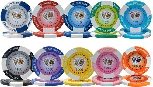 NEW 300 Tournament Pro 11.5 Gram Clay Poker Chips Set Aluminum Case Pick Chips 2