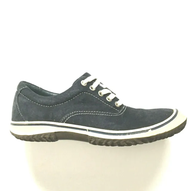 HUSH PUPPIES SHOES Mens Size 7 Blue Casual Suede Lace Up Sneakers $22. ...
