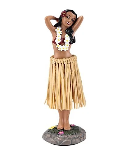Hawaii Hula Girl Dashboard Bobbleheads for Driver Dashboard Decoratio...