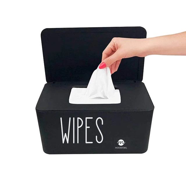 Baby Wipes Dispenser for Bathroom, Upgarde Design(8.2L x 4.9W x 3.9H