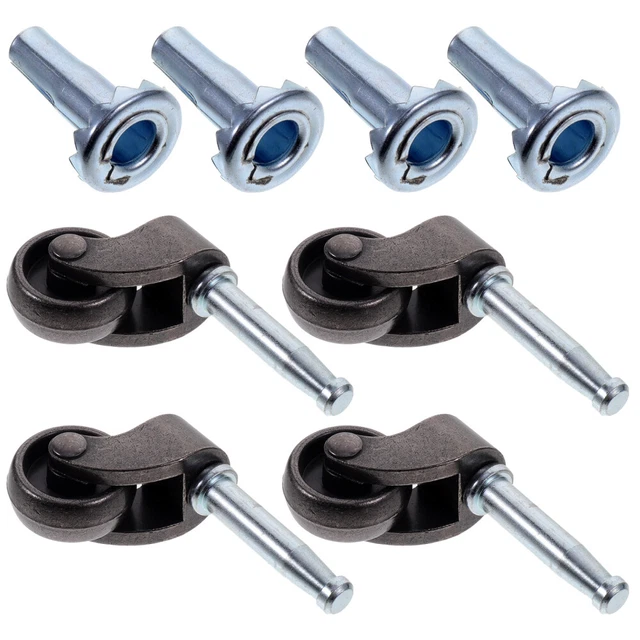 Rueda de barra de aleación de zinc para silla de escritorio silla de oficina rueda suelo