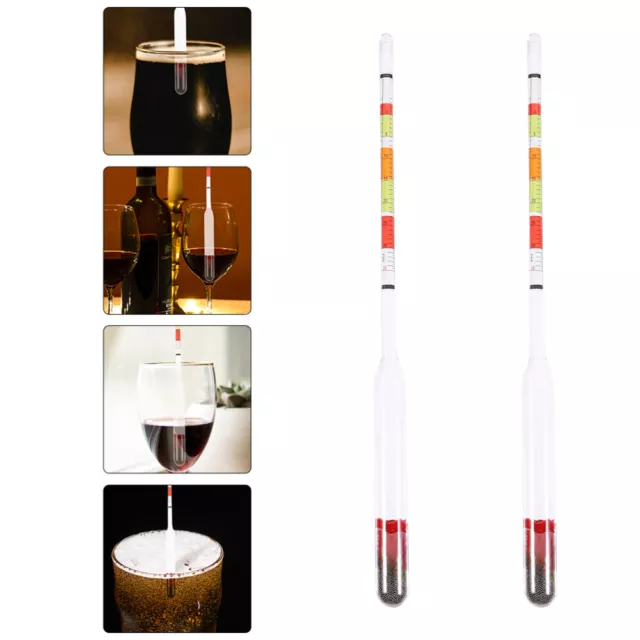 2 Pcs Sirup-Maßlehren Zuckermessgerät Mit Drei Bereichen Werkzeug Mondlicht