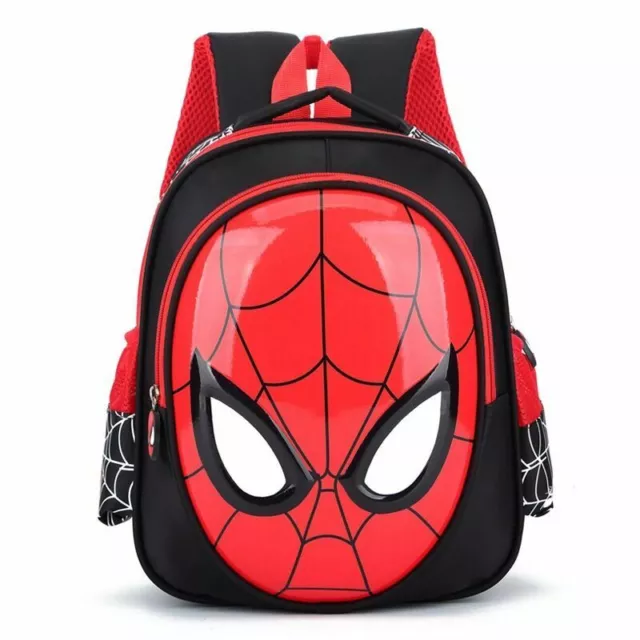 Enfants École Sac à Dos pour Garçons Imperméable Spiderman Livre 3 6 Ans