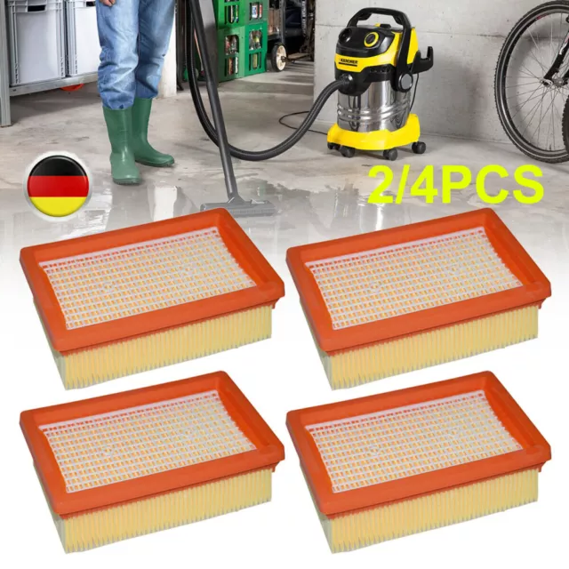 2/4x Filter für Kärcher 2.863-005.0 WD4 WD5 WD6 MV4 MV5 MV6 WD 4 WD 5 6 Premium