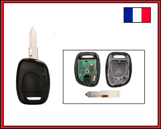 CLÉ ÉLECTRONIQUE VIERGE compatible CLIO 2 TWINGO KANGOO a programmer EUR 12,49 PicClick FR