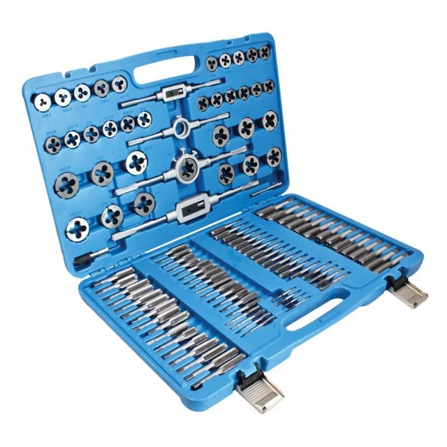 Coffret De Tarauds Et Filières Métriques STAHLMEISTER SUISSE – 110 Pièces – Jamais Servi