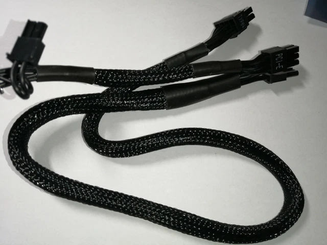 Corsair PCIe 8Pin to (2x 6+2 Pin) PCI Express GPU Cable - Type 4