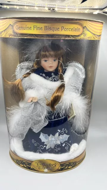 Genuine Fine Porcelain Doll Collectors Choice Ltd Edition Christmas Angel NEW