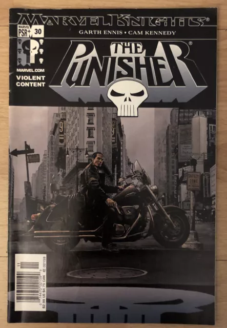 Marvel Knights Punisher #30 Ennis Story Kennedy Art Anti-Tobacco Ad Hulk On Back