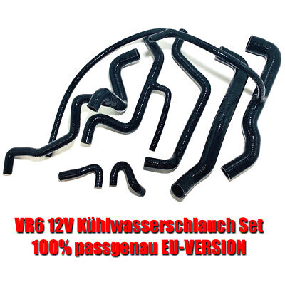 VR6 Passat 2.8 2.9 Set AAA+ABV Silikonschlauch Kühlwasserkreislauf Kühler ROT 