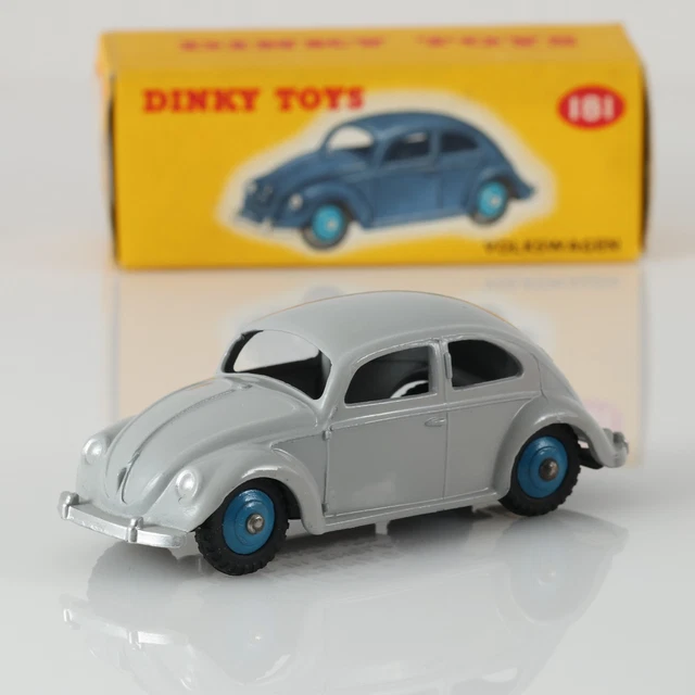 Dinky Toys Coccinelle 1200 Volkswagen - Échelle 1:43 - Gris Clair - Voiture Miniature Ancienne
