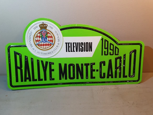 Trophée Plaque Émaillée - 39e Rallye Monte-Carlo 1970, Monaco