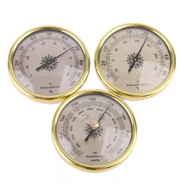 Mechanical Hygrometer Barometer for Weather Station Test Tools Set