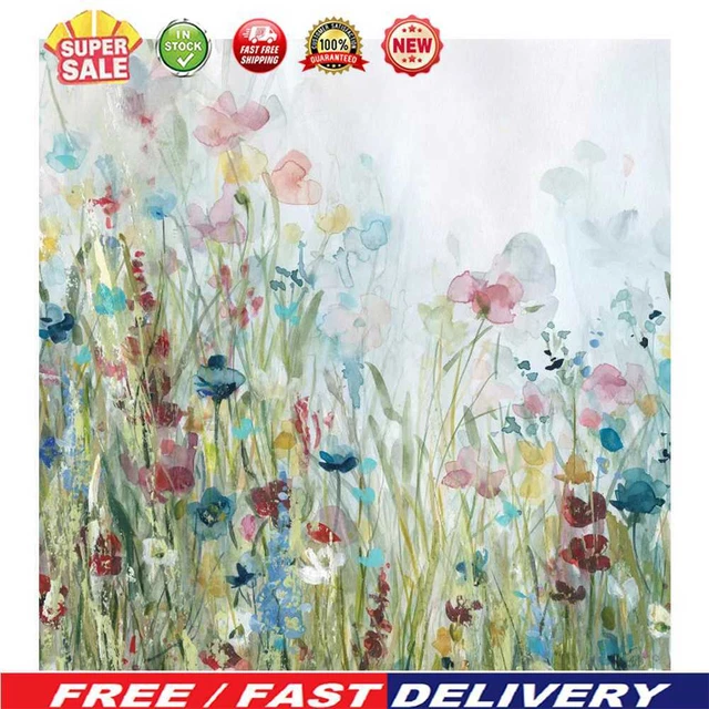Kit de pintura al óleo con flores de tinta por números hágalo usted mismo pintura acrílica sobre lienzo (B1393)