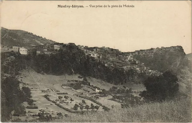 CPA AK MOROCCO MOULAY-IDRISS Track View of MEKNES (10783)