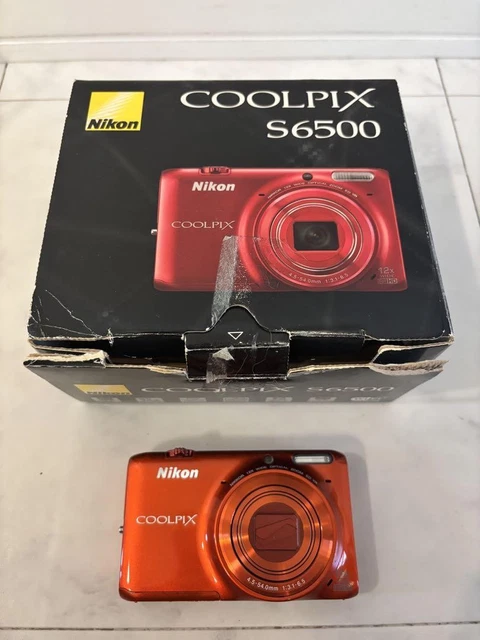 5443 Nikon COOLPIX S6500 オレンジ デジカメ NIKON COOLPIX S6500