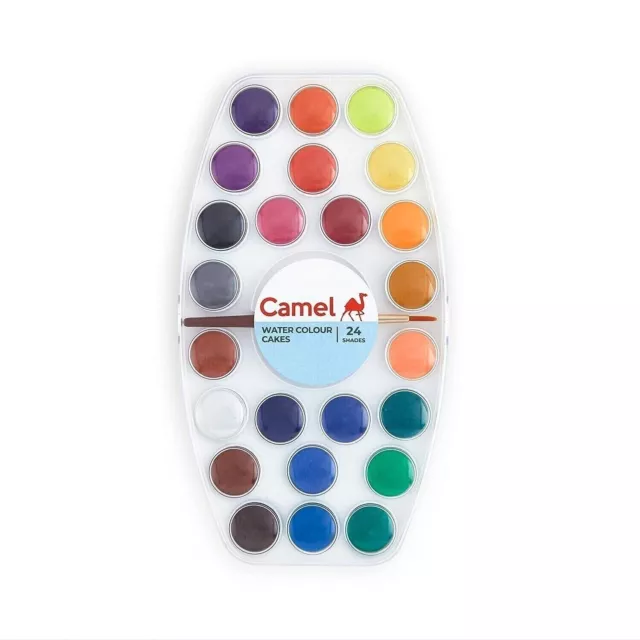 Camlin Kokuyo Student 24-Shade Water Color Paint Cake Set free shipping