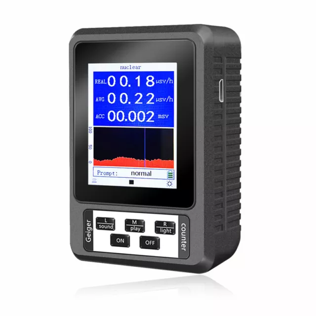 Geiger Counter Nuclear Radiation Detector Beta Gamma X-Ray Dosimeter Monitor