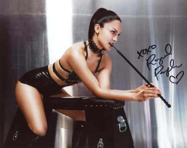 RAQUEL POMPLUN SIGNED AUTOGRAPHED 8x10 PHOTO PLAYBOY MODEL ACTRESS BECKETT BAS