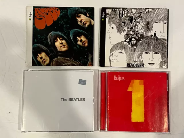 Lote De 4 Cd Revólver/Rubber Soul/Blanco (2 Discos)/Número Uno