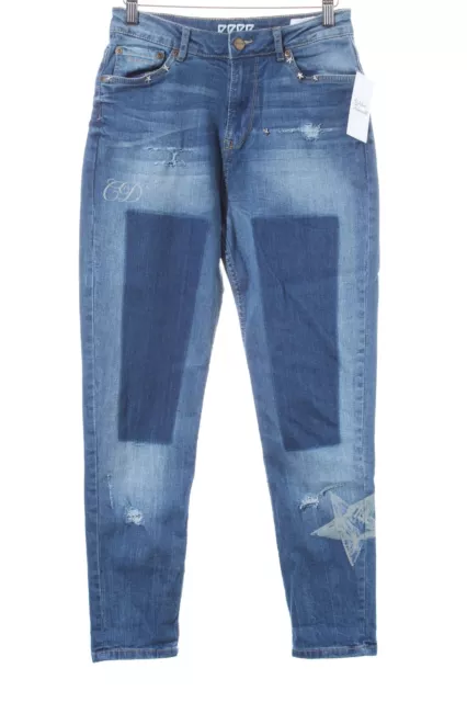 PEPE JEANS Jeans a vita alta Donna Taglia IT 38 blu stile da moda di strada 3