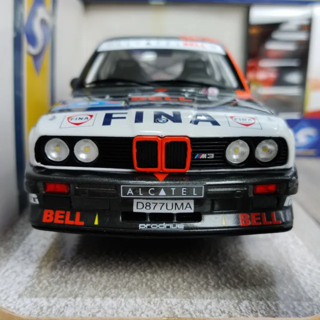 Voiture Solido Bmw E30 M3 Group A Rallye Ypres 1990 #5  1:18 Neuf B.  S1801519