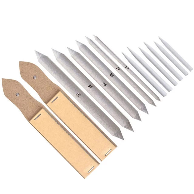 6 Pezzi Temperamatite Carta Vetrata - Accessori Per Matite Da Disegno, Sketch E Pittura, Portatili - Foto 2