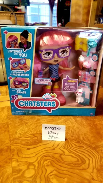 Chatsters Doll Gabby Interactive In Box Spin Master Spinmaster