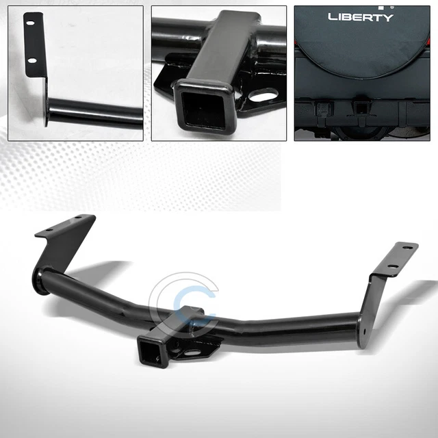 Class 3 Trailer Hitch Receiver Rear Bumper Tow Kit 2" For 02-07 Jeep Liberty SUV