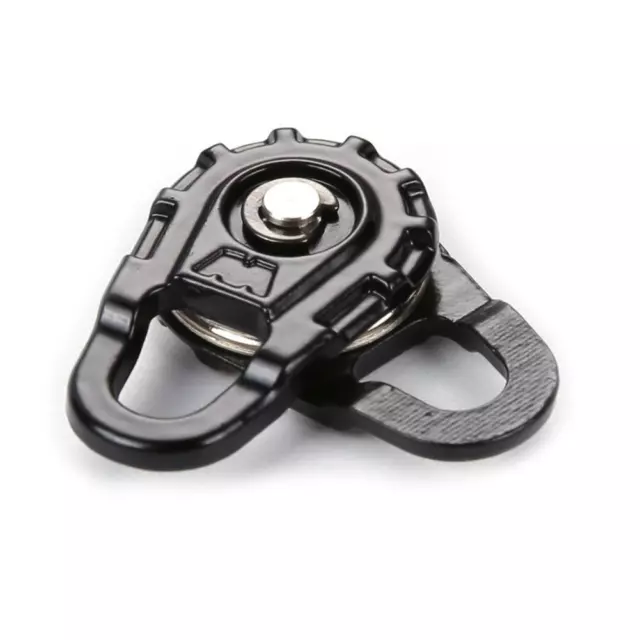 Black Tow Rope Winch Snatch Block for 1/10 RC Crawlers Axial SCX10 Car Accessory