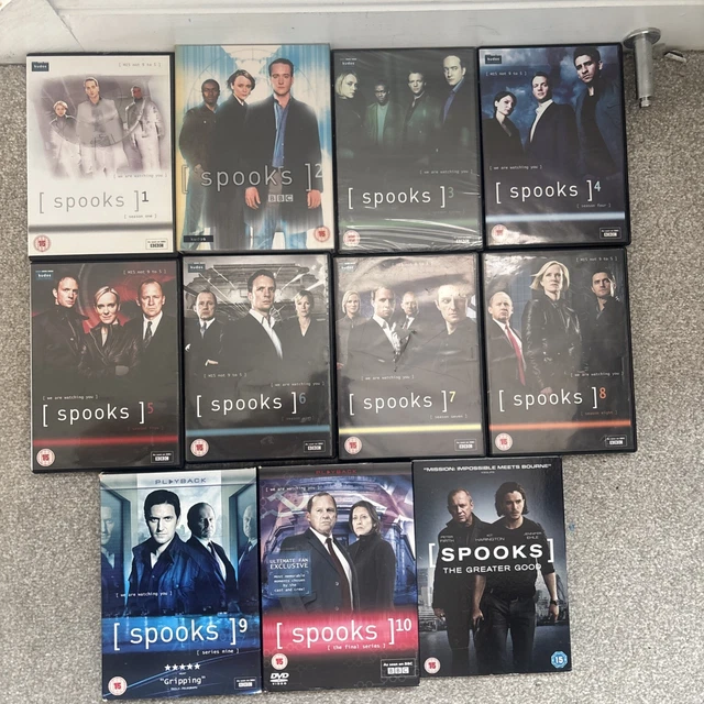 SPOOKS THE COMPLETE Series 1-10 DVD Box Sets + Movie UK Region 2