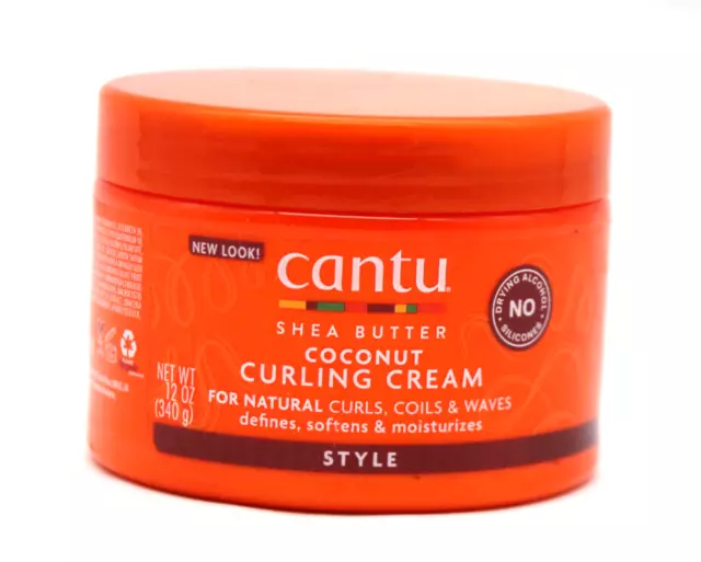 Cantu Shea Butter Coconut Curling Cream for Natural Hair 12oz 340g Neu