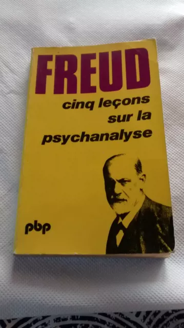 Livre "Cinq leçons sur la psychanalyse" de FREUD édition de 1984