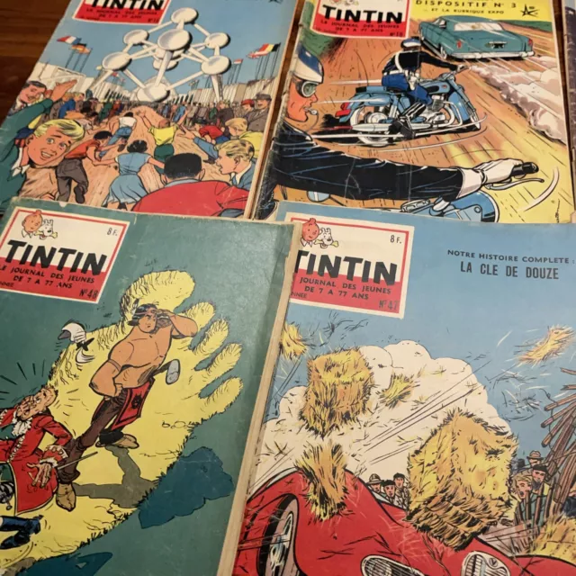 Tim Und Struppi Tintin 22 Hefte 50er Jahre Cover Herge Jean Graton