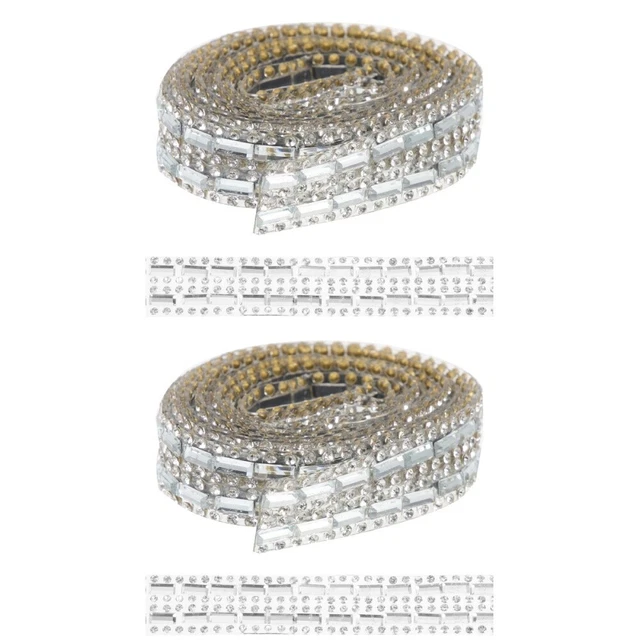 2x Handwerk Strassband Band exquisiter Bastelbesatz Pro Kleidung diy nähen