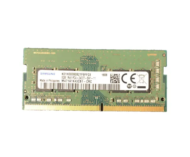 SAMSUNG M471A1K43CB1-CRC - 8GB DDR4 SO-DIMM RAM LAPTOP RAM - 1Rx8 PC4-2400T
